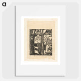 Woman Picking Fruit and Oviri - Paul Gauguin Poster.