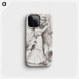 The Country Dance - Pierre Auguste Renoir Phone Case.