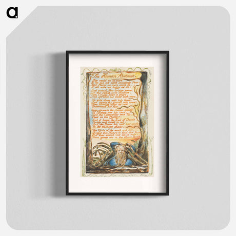 アートポスター-Songs of Innocence and of Experience: The Human Abstract - ウィリアム ブレイク Poster.