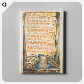 アートパネル-Songs of Innocence and of Experience: The Human Abstract - ウィリアム ブレイク Canvas.