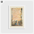 アートポストカード-Songs of Innocence and of Experience: The Human Abstract - ウィリアム ブレイク Postcard.