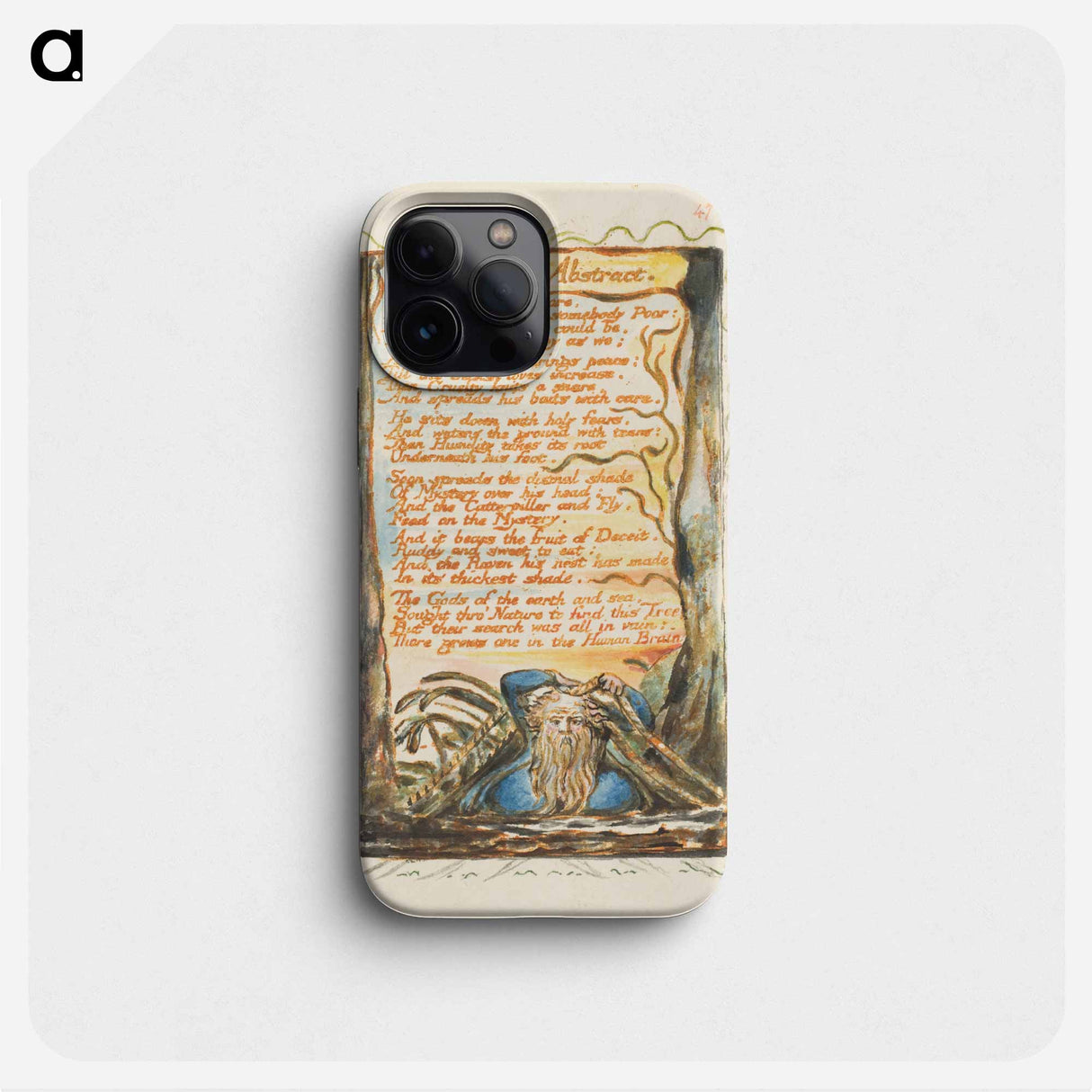 Songs of Innocence and of Experience: The Human Abstract - ウィリアム ブレイク Phone Case.