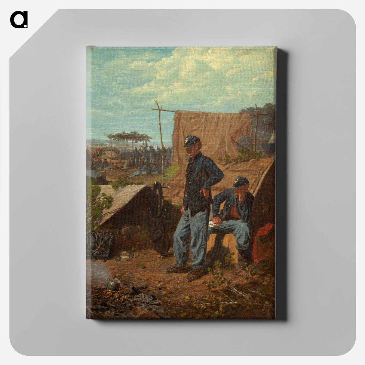 Home, Sweet Home - Winslow Homer Canvas.