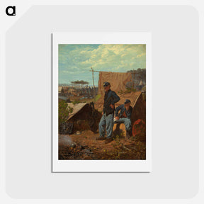 アートポストカード-Home, Sweet Home - ウィンスロー ホーマー Postcard.