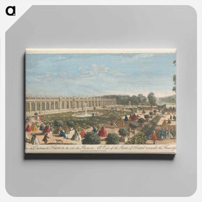 アートパネル-A View of the Palace of Triano towards the Flower Garden
 - イェール大学アートギャラリー Canvas.