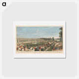 アートポストカード-A View of the Palace of Triano towards the Flower Garden
 - イェール大学アートギャラリー Postcard.