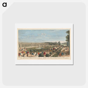 アートポストカード-A View of the Palace of Triano towards the Flower Garden
 - イェール大学アートギャラリー Postcard.
