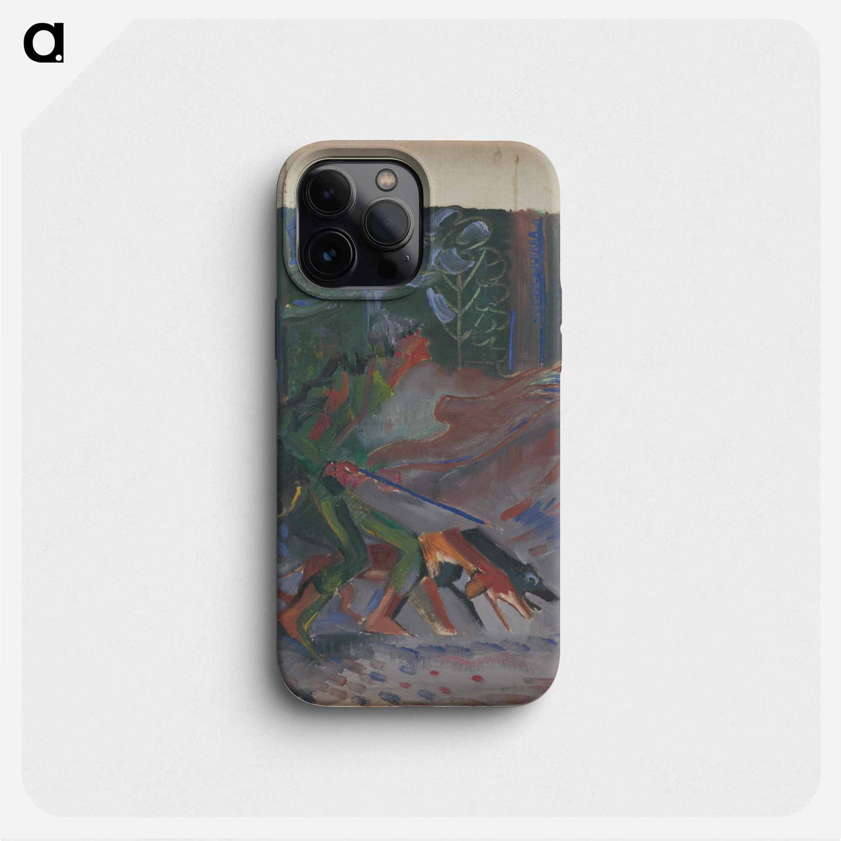 Following footsteps - アーノルド ピーター ワイズ クビンチャン Phone Case.