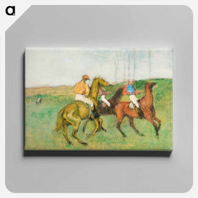 アートパネル-Jockeys and Race Horses
 - バーンズ・コレクション Canvas.