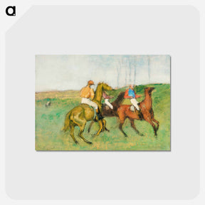 アートポストカード-Jockeys and Race Horses
 - バーンズ・コレクション Postcard.
