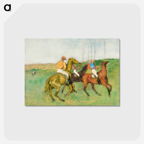 アートポストカード-Jockeys and Race Horses
 - バーンズ・コレクション Postcard.