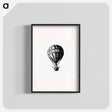 アートポスター-Hot Air Balloon Illustration from Fairy Mary's Dream
 - 大英図書館 Poster.