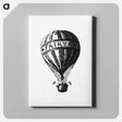 アートパネル-Hot Air Balloon Illustration from Fairy Mary's Dream
 - 大英図書館 Canvas.