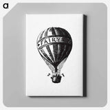アートパネル-Hot Air Balloon Illustration from Fairy Mary's Dream
 - 大英図書館 Canvas.
