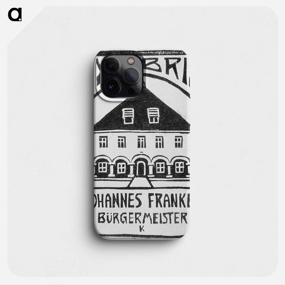 Ex Libris Johannes Franke - エルンスト ルートヴィヒ キルヒナー Phone Case.