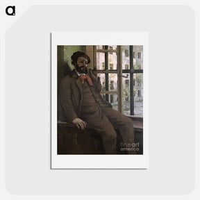 アートポストカード-Self-Portrait at Sainte Pelagie - ギュスターヴ クールベ Postcard.