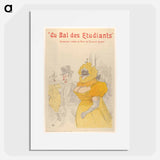 Au Bal des Etudiants - Henri de Toulouse-Lautrec Poster.