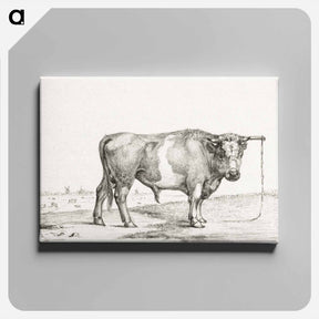 アートパネル-Standing bull - ジャン ベルナール Canvas.
