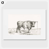 Standing bull - ジャン ベルナール Poster.