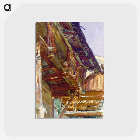 アートポストカード-Chalet - ジョン シンガー サージェント Postcard.