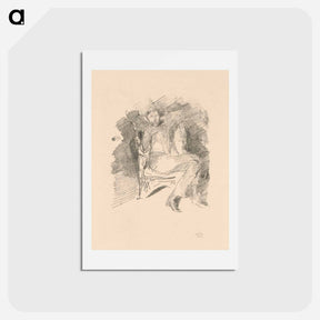 アートポストカード-Firelight: Joseph Pennell, No. 1
 - ジョセフ ペネル Postcard.