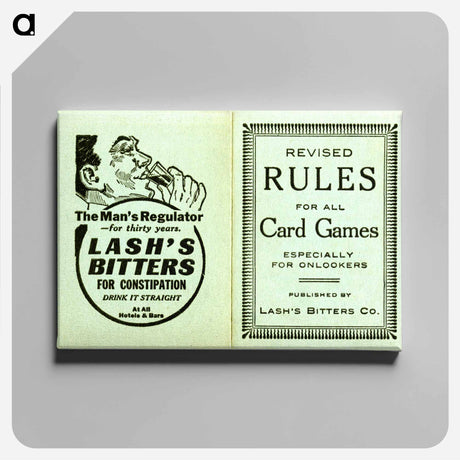 アートパネル-Lash's Bitters for Constipation: The Man's Regulator
 - 国立医学図書館 Canvas.
