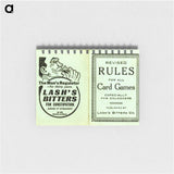 アートメモ帳-Lash's Bitters for Constipation: The Man's Regulator
 - 国立医学図書館 Memo.