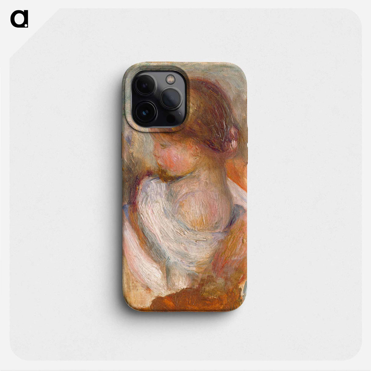 Young Girl Reading - Pierre Auguste Renoir Phone Case.