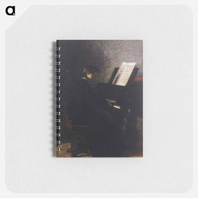 アートメモ帳-Elizabeth at the Piano - トーマス エイキンズ Memo.