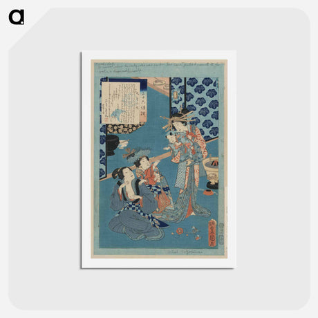 アートポストカード-Kokonoe no hanashi
 - 歌川 国貞 Postcard.