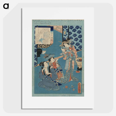 アートポスター-Kokonoe no hanashi
 - 歌川 国貞 Poster.