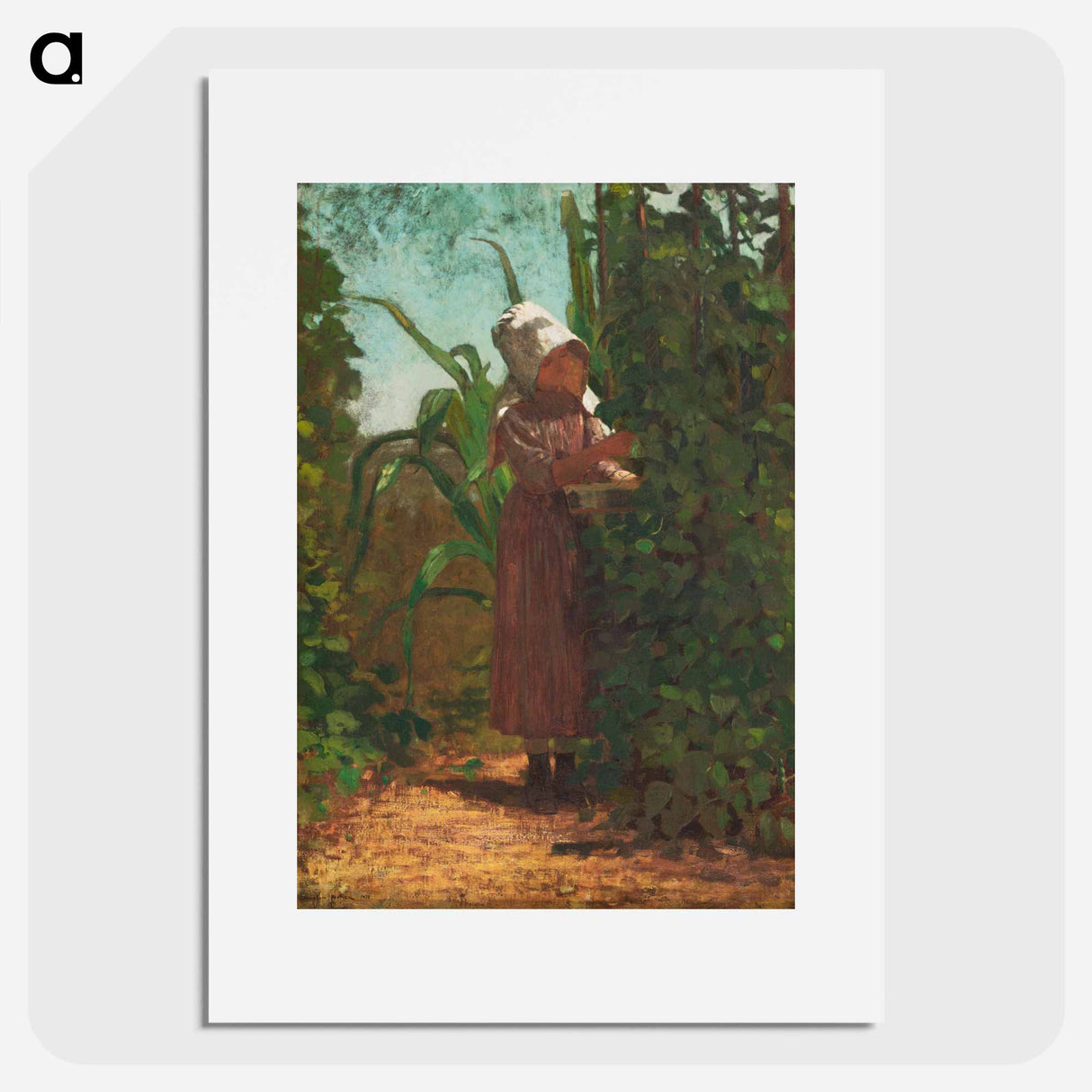 The Bean Picker - Winslow Homer Poster.