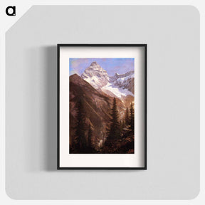 アートポスター-Canadian Rockies, Asulkan Glacier - アルバート ビアスタット Poster.