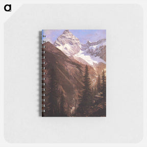 アートメモ帳-Canadian Rockies, Asulkan Glacier - アルバート ビアスタット Memo.