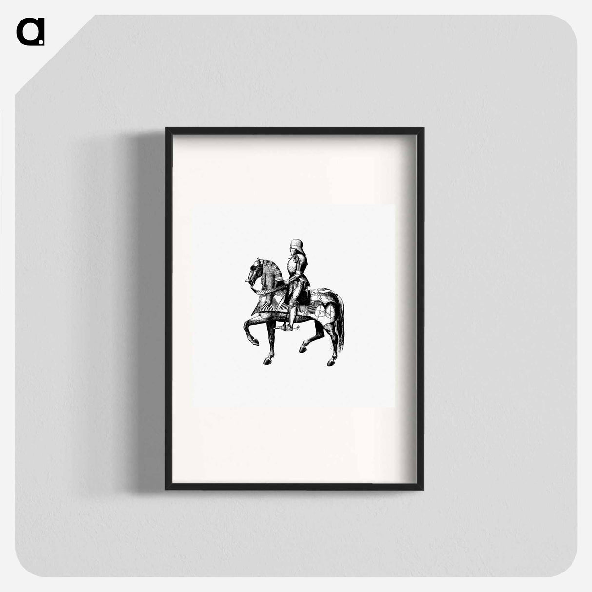 アートポスター-Victorian Knight on Horseback
 - 大英図書館 Poster.