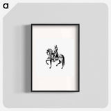 アートポスター-Victorian Knight on Horseback
 - 大英図書館 Poster.