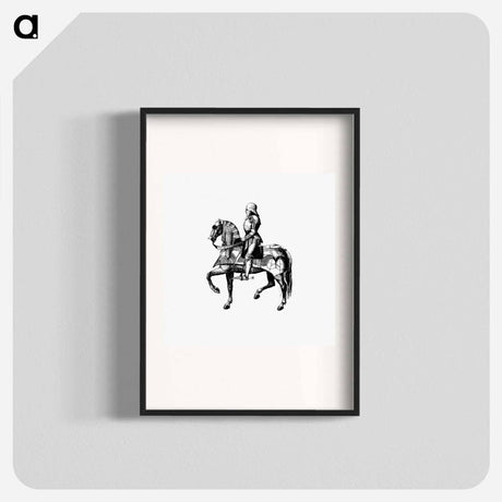 アートポスター-Victorian Knight on Horseback
 - 大英図書館 Poster.