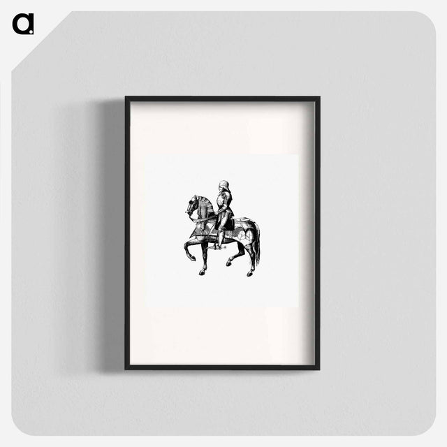 アートポスター-Victorian Knight on Horseback
 - 大英図書館 Poster.