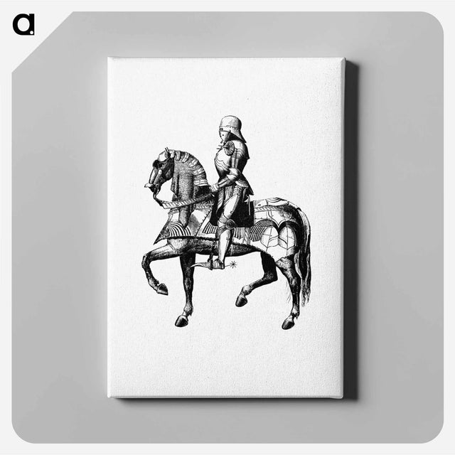 アートパネル-Victorian Knight on Horseback
 - 大英図書館 Canvas.