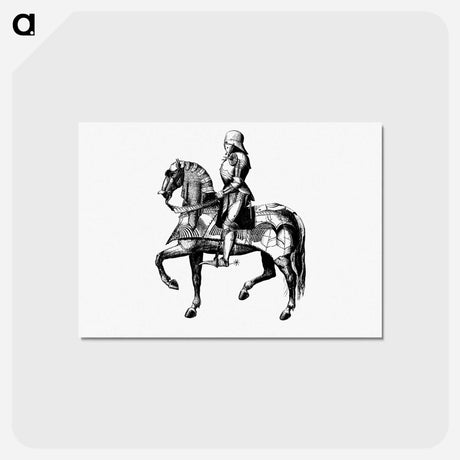アートポストカード-Victorian Knight on Horseback
 - 大英図書館 Postcard.