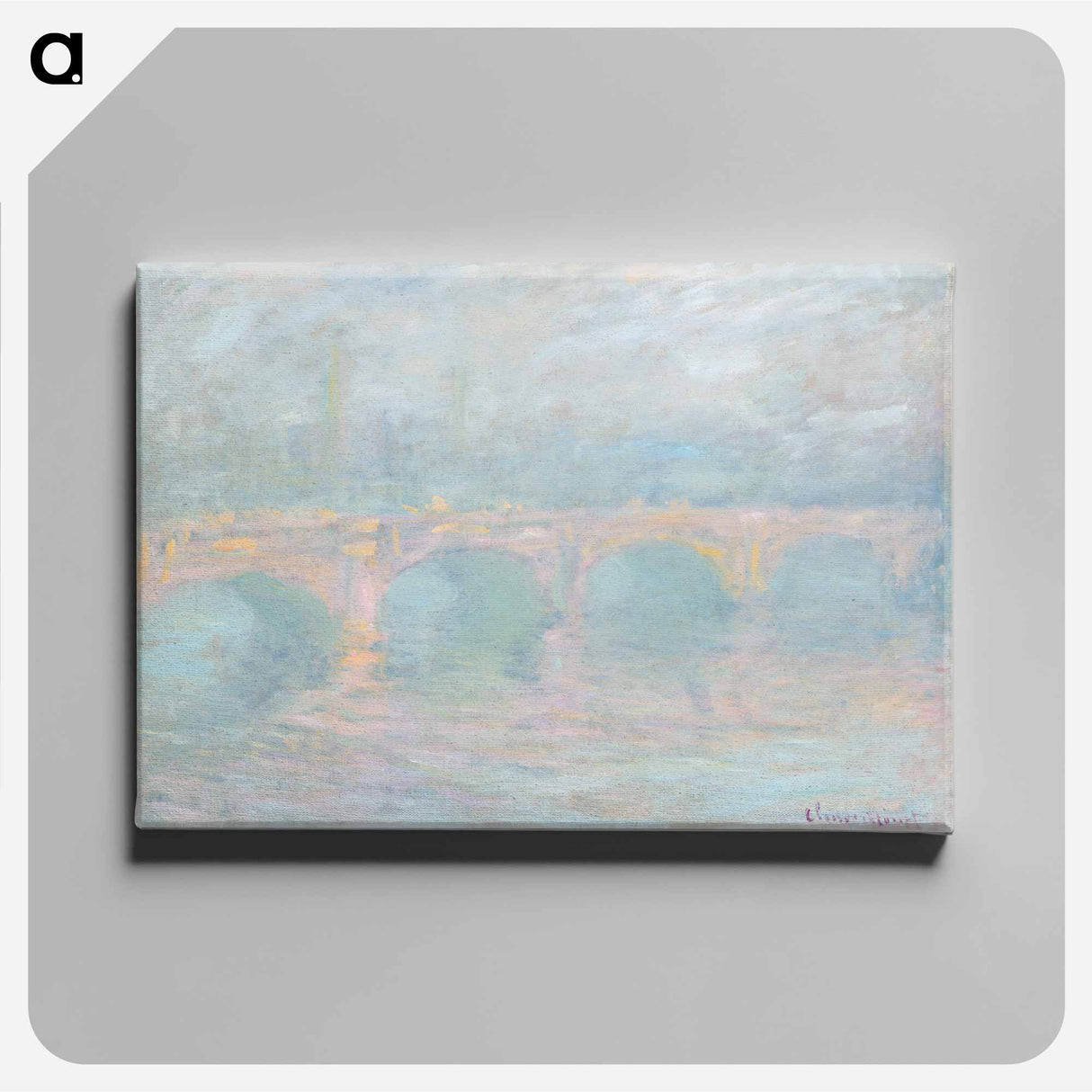 Waterloo Bridge, London, at Sunset - Claude Monet Canvas.