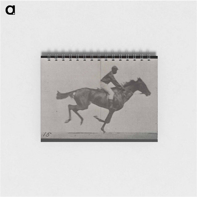 アートメモ帳-Galloping Horse and Rider
 - エドワード マイブリッジ Memo.