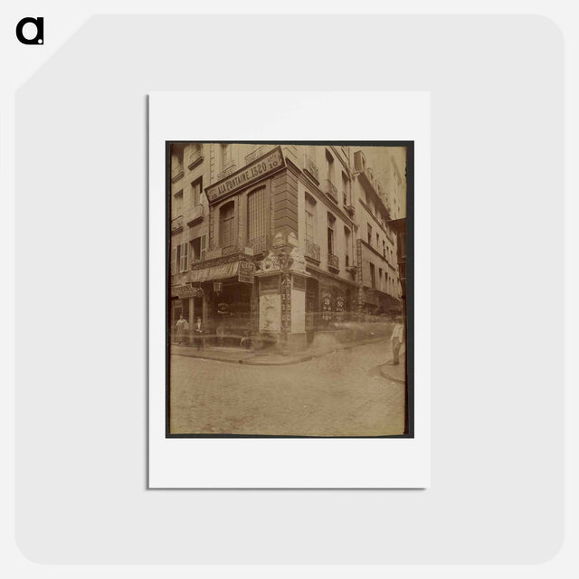アートポストカード-Fontaine Maubuée, Rue Saint-Martin
 - ウジェーヌ アジェ Postcard.