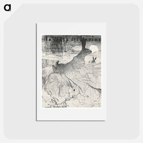 アートポストカード-La Valse des Lapins - アンリ ド トゥールーズ ロートレック Postcard.