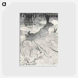 アートポストカード-La Valse des Lapins - アンリ ド トゥールーズ ロートレック Postcard.