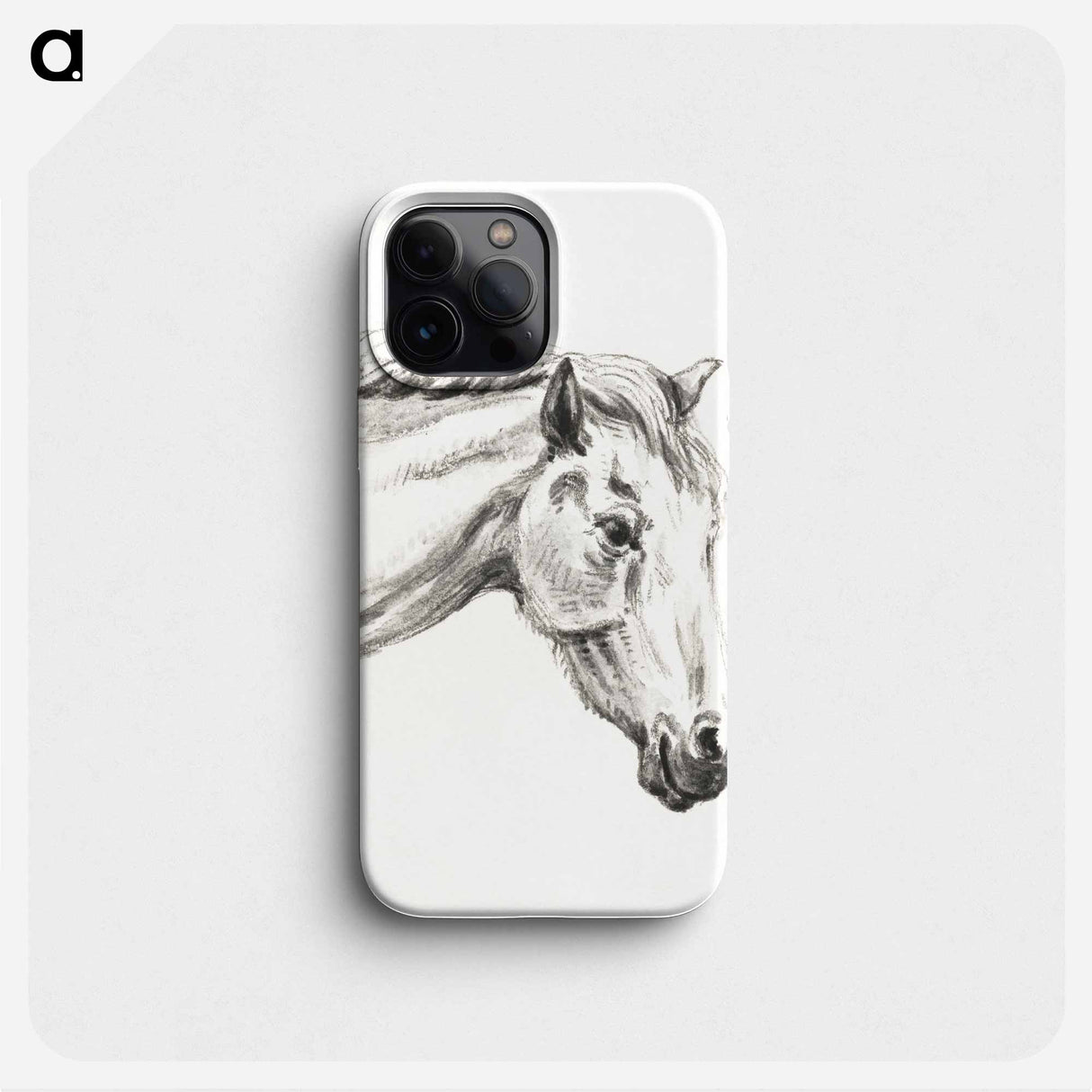 Head of a horse - ジャン ベルナール Phone Case.