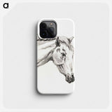 Head of a horse - ジャン ベルナール Phone Case.