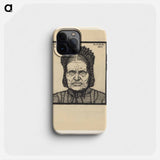 Portrait of the Lys Bus - Julie de Graag Phone Case.