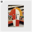 アートポストカード-Head of a Peasant - カジミール マレーヴィチ Postcard.