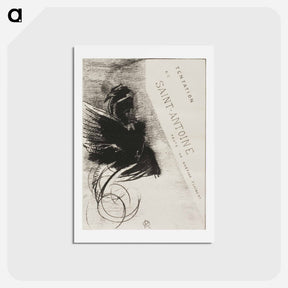 アートポストカード-The Temptation of Saint Anthony - オディロン ルドン Postcard.